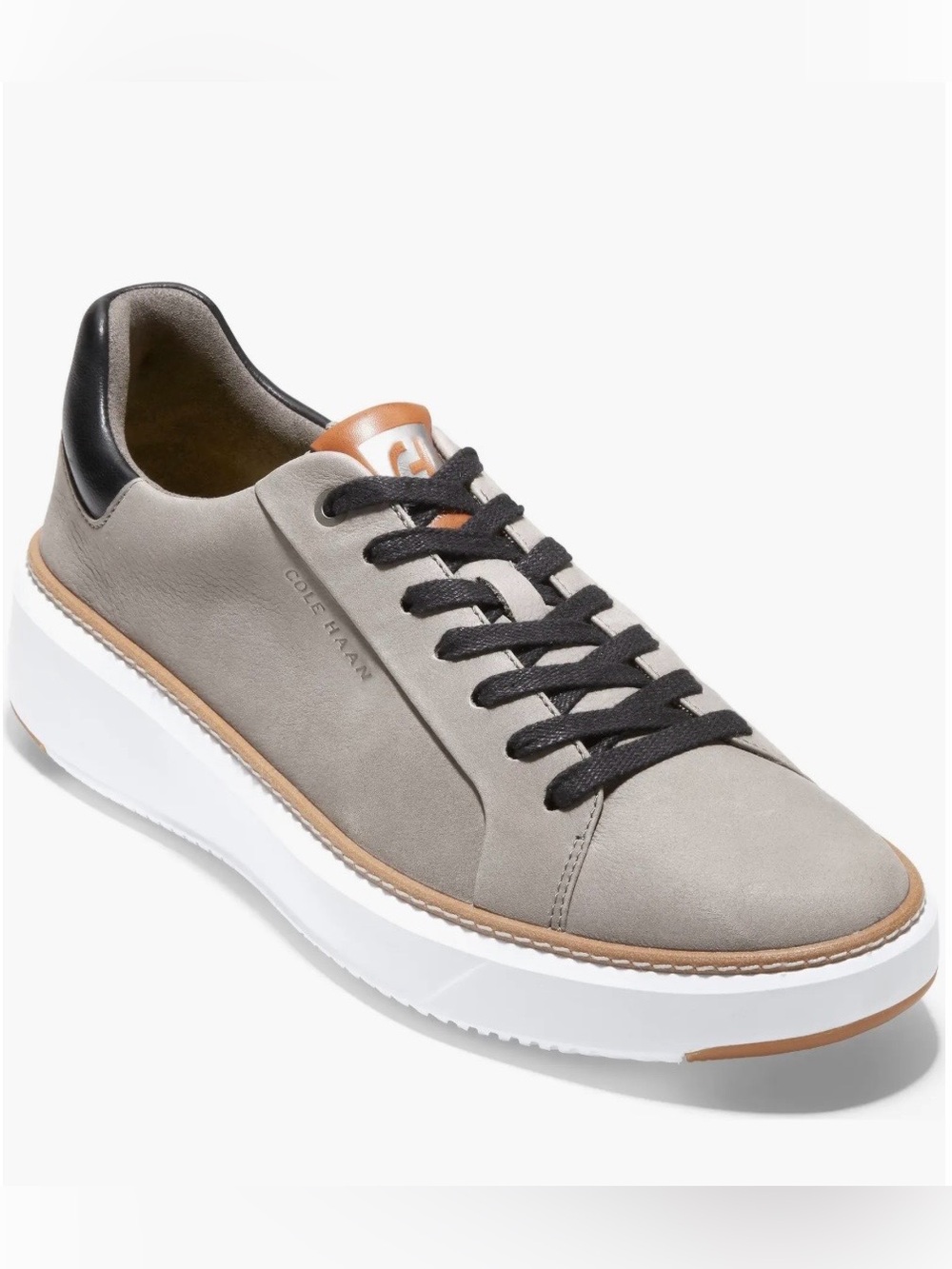 Cole Haan GP Topspin Men's Grey Leather Sneaker Size 11